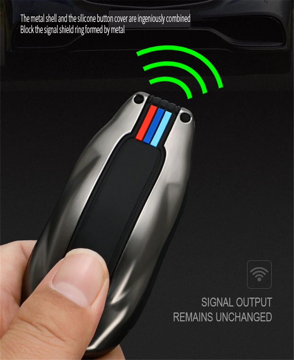 Cover per chiave/telecomando per Tesla modello S modello 3 modello X accessori - Hdf82faf9054b464286431700980c1fbcs