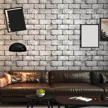 

New Vintage Bricks 3d Tv Background Wallpaper Bedroom Wallpaper Simple Modern Tv Background Living Room Wall Stickers Fashion