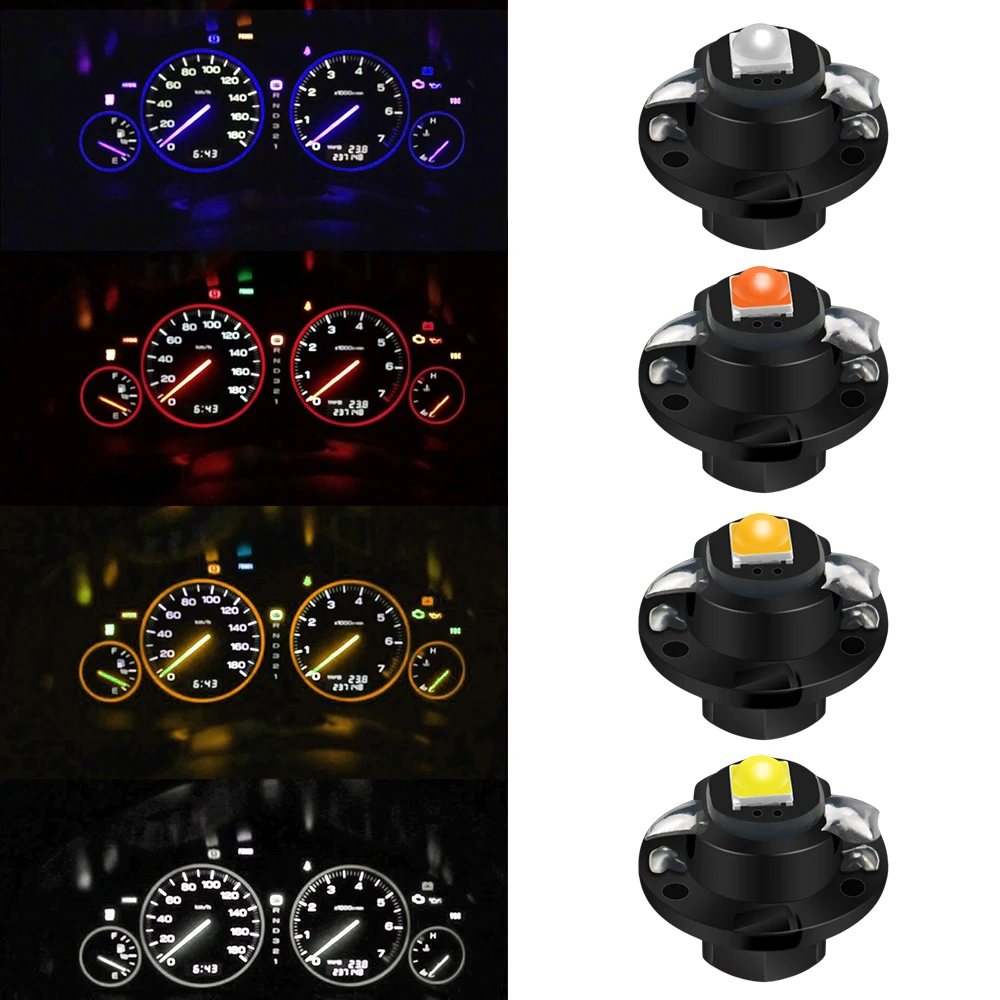 Uxcell T4.2 White 3020 LED Bulbs - 6 Pack Car Interior Dashboard Panel Lights, Super Bright & Easy Install - View #8