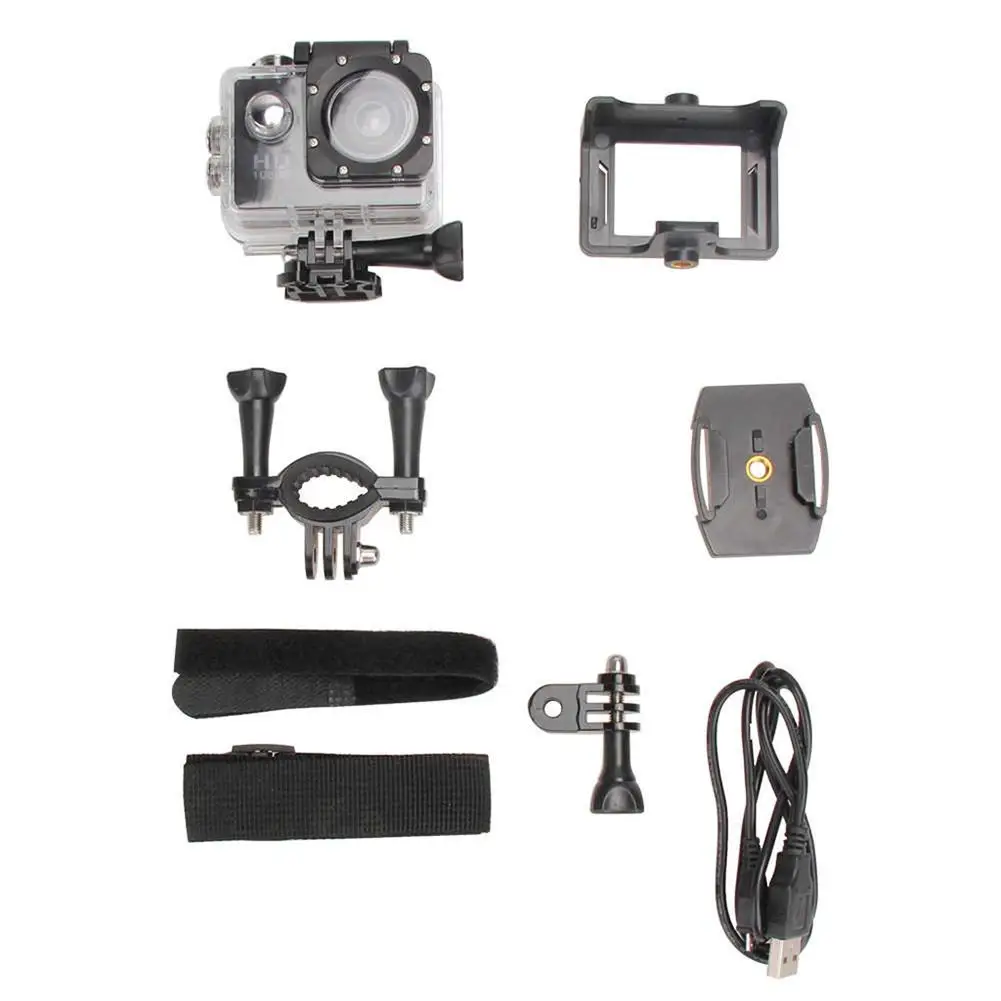 Full HD 1080P Waterproof Camera 2.0 Inch Camcorder Sports DV Go Car Cam Pro Mini Sports DV Camcorder With Cam Accessories