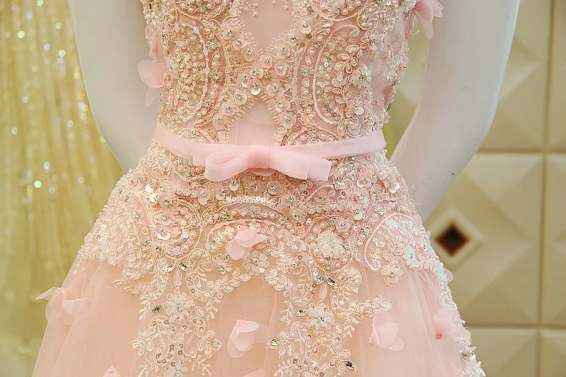 Распродажа, женское торжественное платье vestidos de festa longo, ТРАПЕЦИЕВИДНОЕ розовое свадебное платье, длинное свадебное платье принцессы