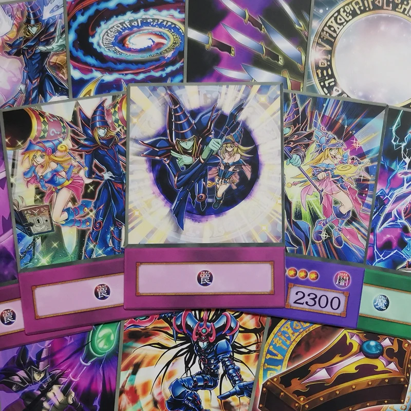 24 шт./компл. серия Dark Magician сопутствующая карта быстрый воспроизведение