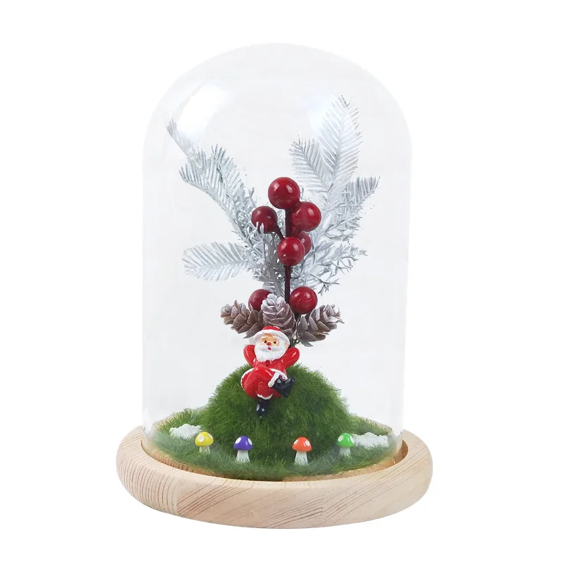 Christmas Tree Led Ornaments Decoration for Home Mini LED Lanterns Lamp Lights DIY Miniature | Лампы и освещение