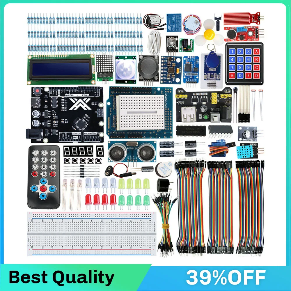 Electronics Kit Arduino | Project Complete Arduino Kit | Project ...