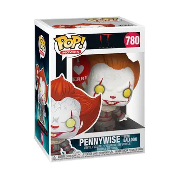

Funko POP Pennywise with ballon 780# 10cm PVC Action Toy Figures Model Doll Vinyl Figure Joker Pennywise Clown Model Kids Toys