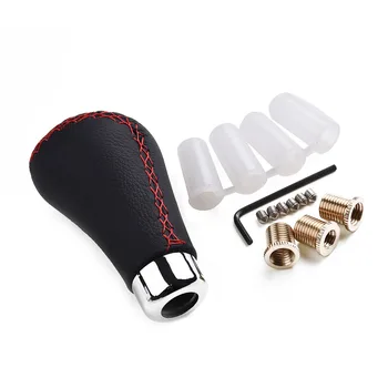 

Stitch Gear head Car Black + Red Handball General Leather Red line Adapter