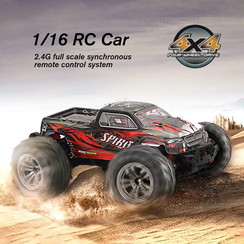 Q901 1:16 RC автомобиль 4WD бесщеточный двигатели Вождение пустыня грузовик привод Bigfoot пульт дистанционного управления модель автомобиля внедорожник игрушка