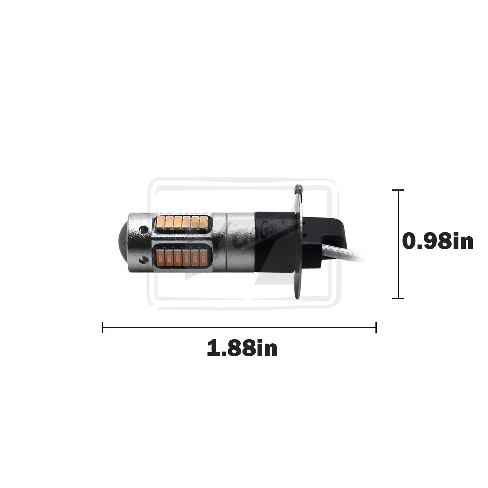 YaaGoo 30SMD H3 туман светильник DRL светодиодный Drving лампа синего цвета