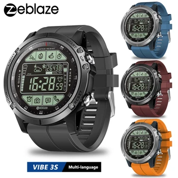 

New Upgrade Zeblaze VIBE 3S Rugged Outdoor Smart Watch 50M Waterproof Smartwatch Real-time Weather Calorie Fitness Steps Tracker