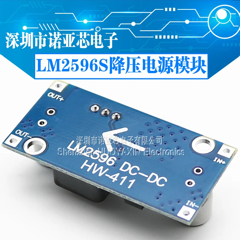 1 шт./лот LM2596S-ADJ DCDC понижающий модуль питания 3A Регулируемый регулятор напряжения 24 В до 12 В 5 в 3 в
