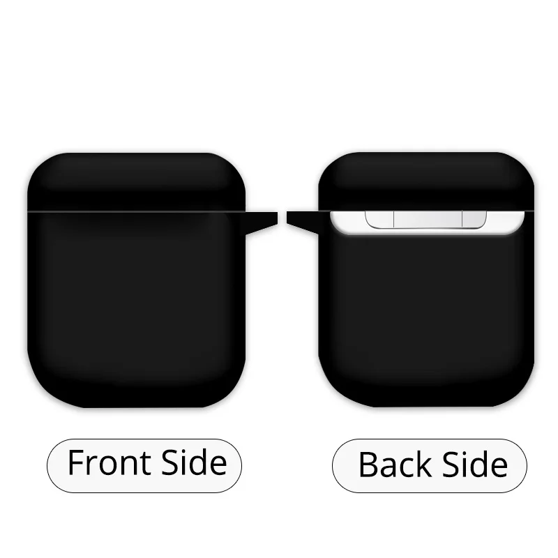 EJTBLA000 ТПУ Силиконовые Bluetooth беспроводные наушники чехол для AirPods забавная Рождественская елка Защитная крышка аксессуары для кожи для AirPods 1 2 - Цвет: EJTBLA000