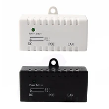 Poe сплиттер Poe инжектор Rj45 Dc 5,5 мм x 2,1 мм вход Пассивный Poe, сплиттер, инжектор разъем адаптера для Ip сетевой камеры(Whit
