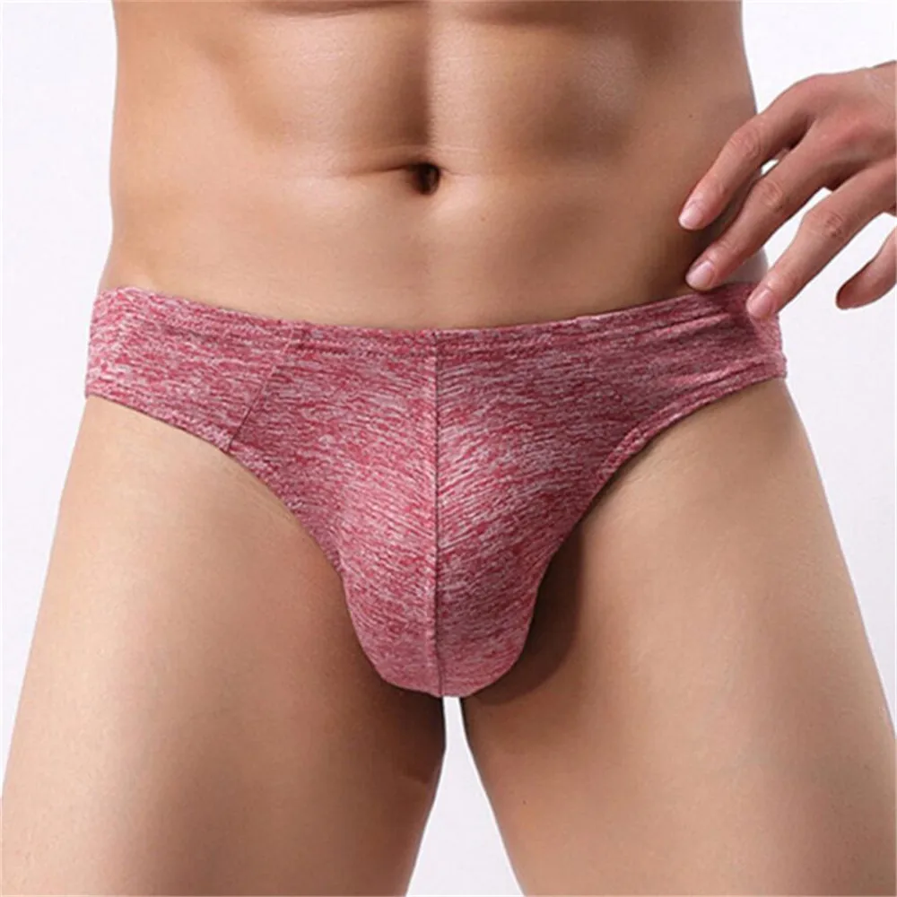 Новое сексуальное мужское нижнее белье трусы из лайкры и хлопка мужские с
