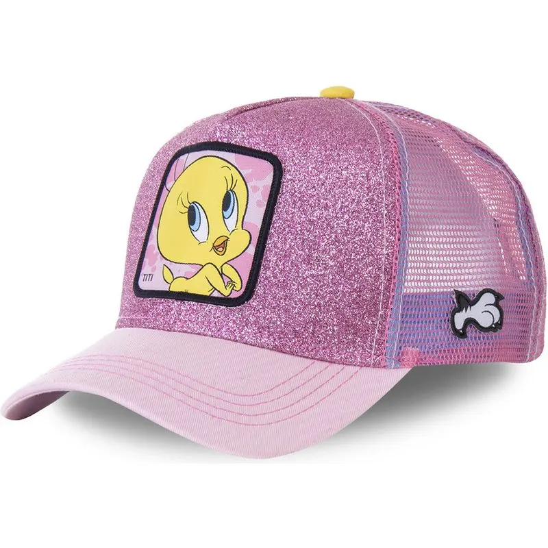 TweetyBird TiTi Mesh Hat Summer Baseball Cap Women Men Snapback Cartoon Net Hat Drop Shipping red dad cap