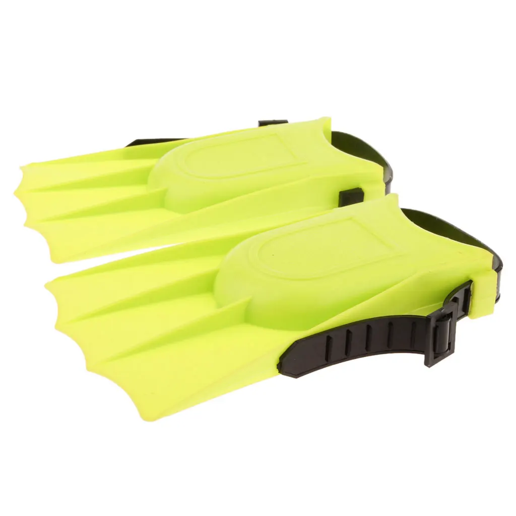 2 Pairs Mens Womens Water Sports Swimming Pool Diving Training Fins Flippers Swim Training Fins Swim Equipment
