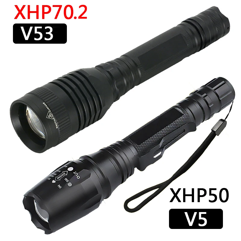 Yunmai Z20V53 CREE XHP70.2 конвой Объектив 32 Вт чип Лампа 18650 3200lm Мощный тактический
