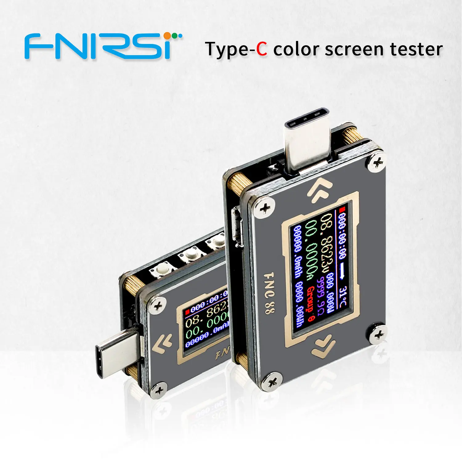 FNC88 тип-c PD триггер USB-C Вольтметр Амперметр Напряжение 2 способ измеритель тока мультиметр PD зарядное устройство батарея USB Тестер
