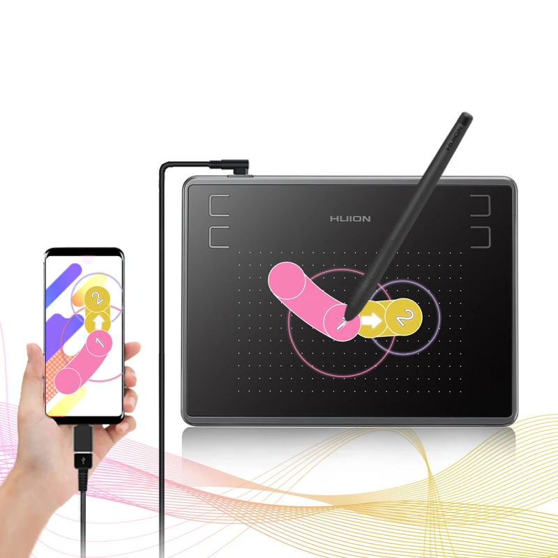 HUION H430P Digital Tablets Micro USB Signature Graphics Drawing Pen Tablet OSU Game Battery Free Tablet With Gift|digital tablet|pen tabletdraw pen tablet - AliExpress