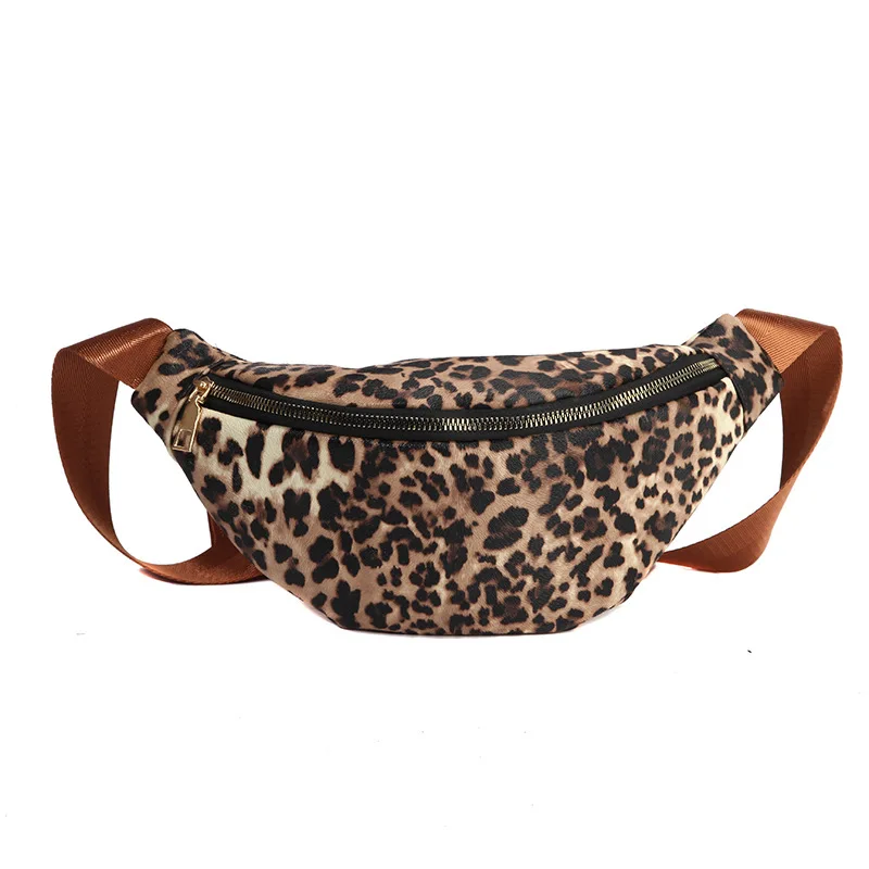 

2019 Retro PU Leather Leopard Shoulder Bags Waist Bags Women Designer Fanny Pack Fashion Belt Bag Chest Pack Phone Money Bags