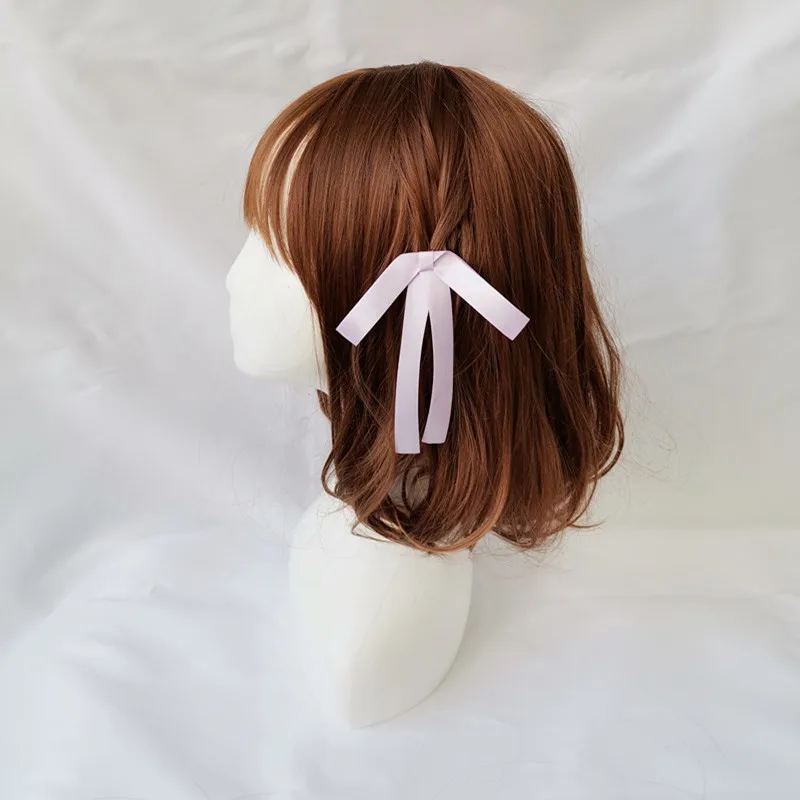lolita Japanese hair accessories bow hairpin side chuck rope