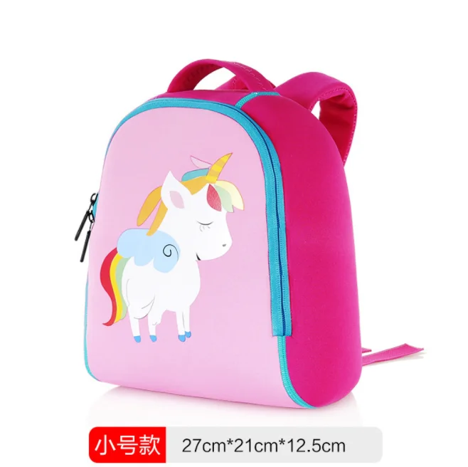 Rainbow pony trumpet Новые детские школьные сумки для девочек, школьный рюкзак с бабочкой, детский Ранец для мальчиков, рюкзак для девочек, школьный космический рюкзак - Цвет: Rainbow pony trumpet