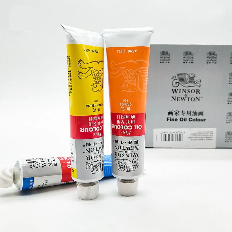 Windsor Newton 24 colors 45ml oil paint single aluminum tube beginner painter special oil paint art painting tool