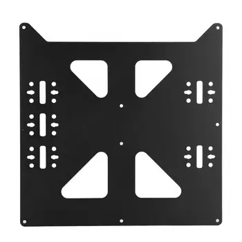 

3D Printer Accessories DIY V2 Hot Bed Support Plate Black for Prusa i3 RepRap 3D Printer Hot Bed Support Plate