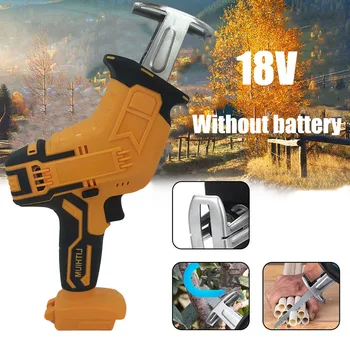

1pc Chainsaw With LED Lighting 18V Wood Cutting Portable Wood Cutting Machine Without Battery For Makita
