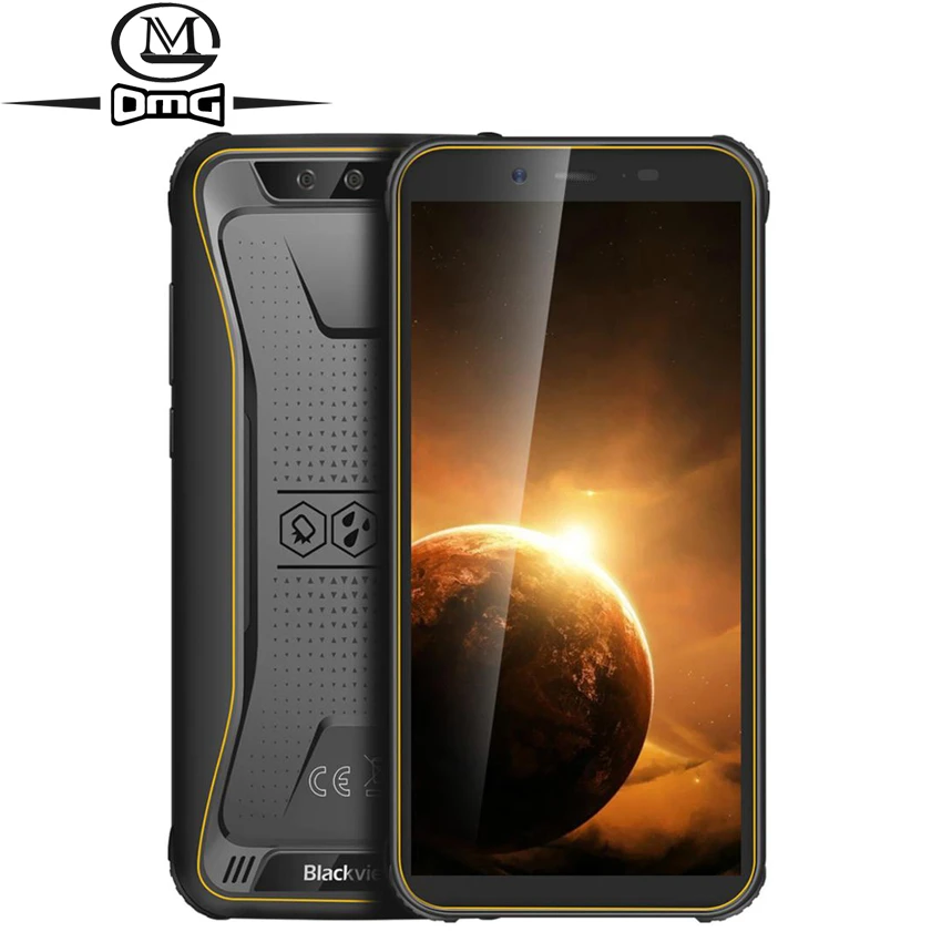 

Blackview BV5500 Plus NFC IP68 Waterproof Mobile Phones Android 10.0 FM OTG cell phone 3GB + 32GB 5.5" 4400mAh Rugged Smartphone