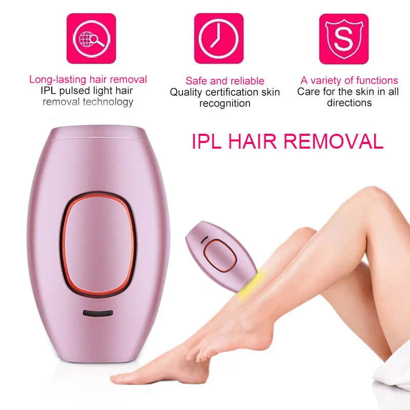 

Hair Removal Device Laser Hair Epilator Laser Hair Removal Machine Professional Fashion Painless 2 Colors for Bikini Leg