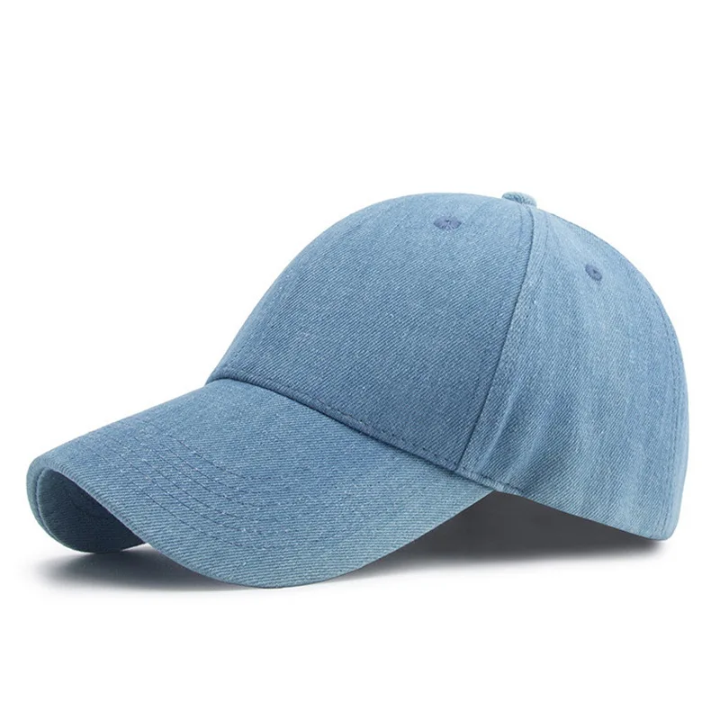 Gorras De Mujer джинсовая бейсбольная Кепка Для Взрослых Snapback шляпа для женщин Гольф Дальнобойщик на заказ шляпа Casquettes Homme ковбойские джинсы кепка s