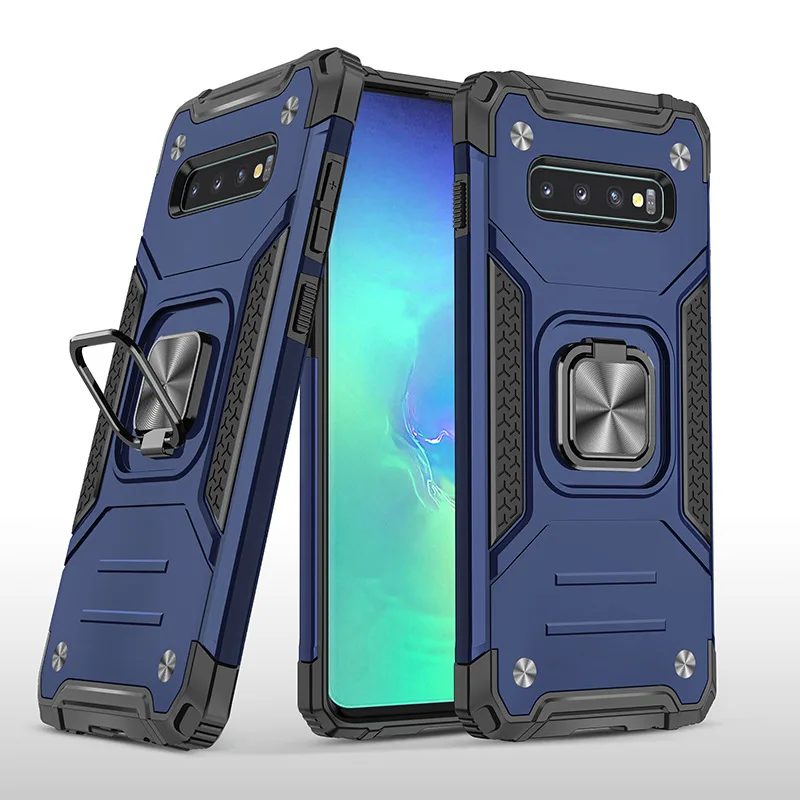 kawaii phone case samsung for Samsung Galaxy S10e S 10e 10  S10 Plus Case Cover Armor Shockproof Military Defender Magnet Car Holder Ring Case Fundas kawaii samsung cases Cases For Samsung