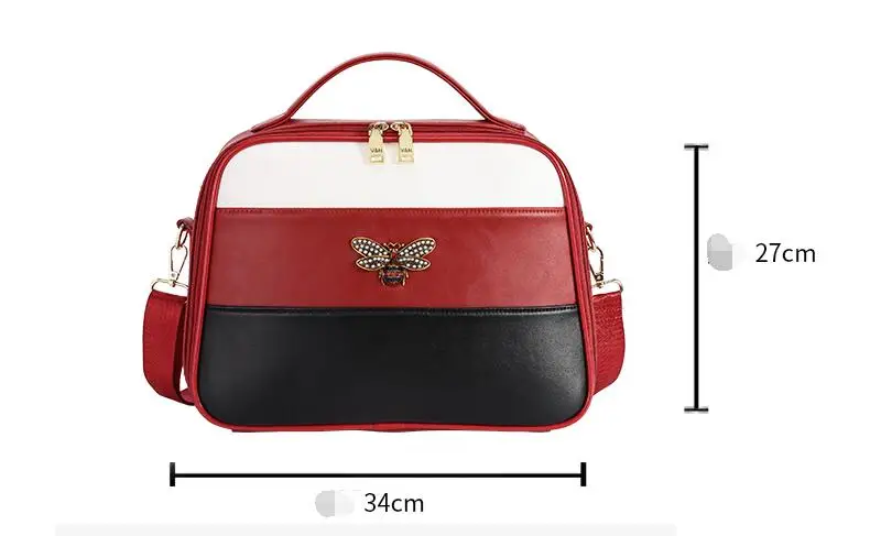 TRAVEL TALE leather suitcase women carry on travel case luggage 16" cabin travel bag