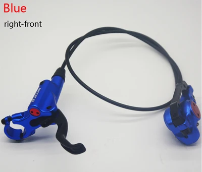 blue right front Zoom HB-875 тормоз велосипед mtb Гидравлический дисковый тормоз Горный велосипед тормоз для M395 левый передний правый задний - Цвет: blue right front