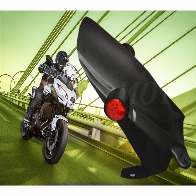 Заднее колесо мотоцикла Hugger Fender брызговик для KAWASAKI VERSYS650 KLE650 2008- Черные Аксессуары