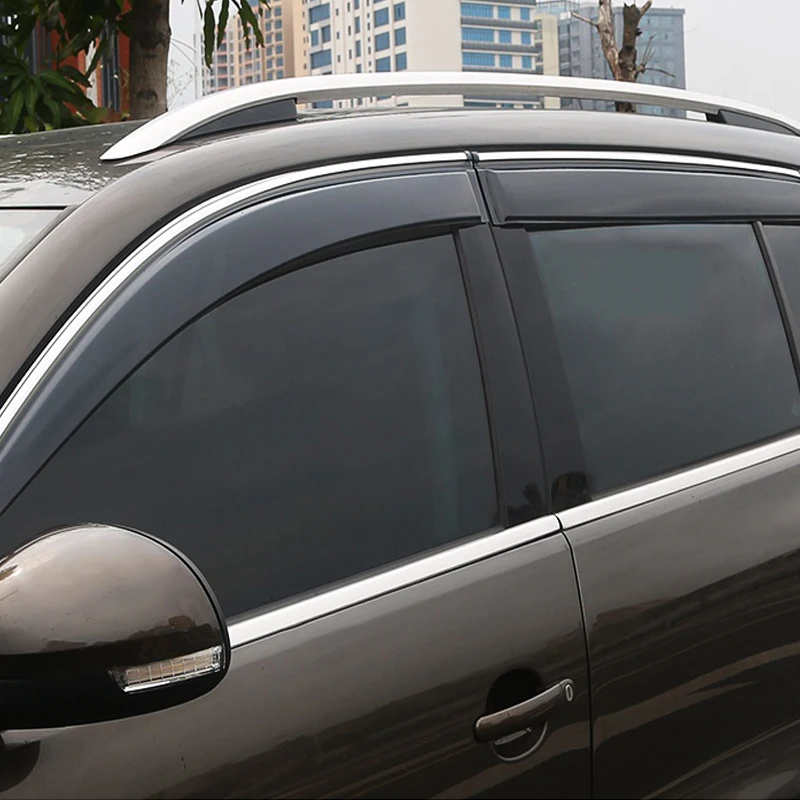 

For Volkswagen Windows Visor 10-17 Tiguan Window Rain Cover Tiguan Rainproof Board Tiguan Exterior Modification