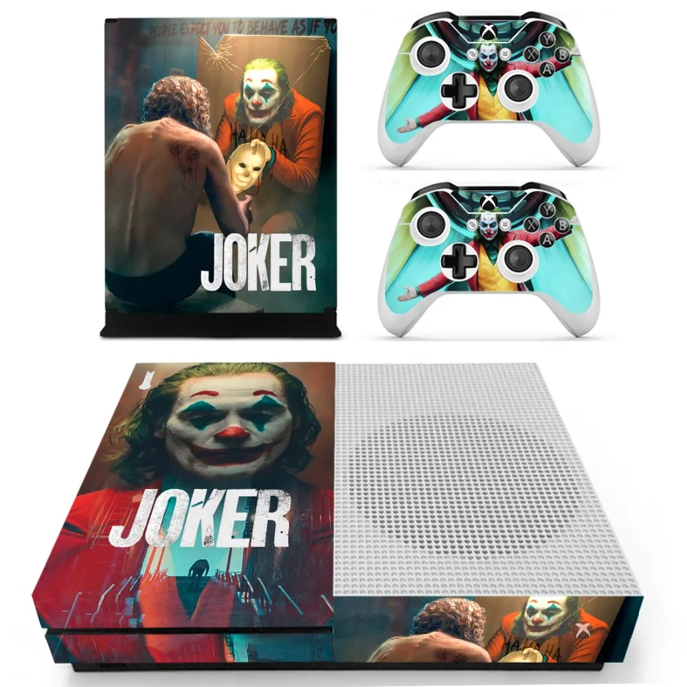 DC Джокер кожи наклейка для Xbox One S консоли и контроллеры для Xbox One тонкий кожи наклейка s винил