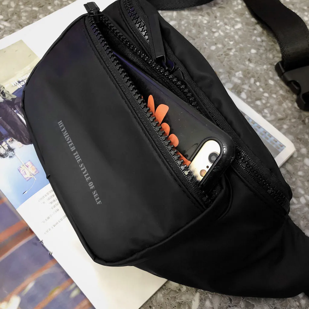 CONEED Fashion Waist Packs Unisex Large Capacity Sports Messenger Shoulder Bag Pouch For Women Run Outdoor Sports Chest Bag