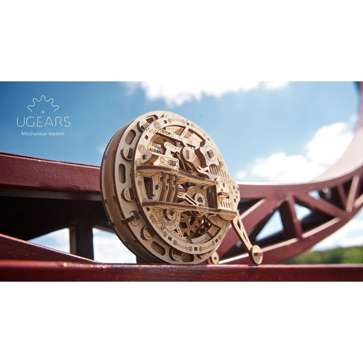 Конструктор 3D-пазл Ugears- Моноколесо