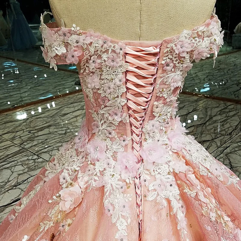 LS00133 Вечернее платье длинное роскошное бальное 2018 Фотографии|flower evening dress|evening dresses