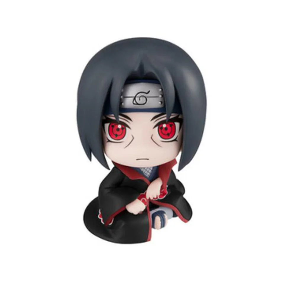 Anime Figure Uzumaki Naruto Kakashi Uchiha Sasuke Itachi Kawaii 9.5cm Toy Q Figural Car Decoration PVC Model Gift In stock Hot - Bilde 4