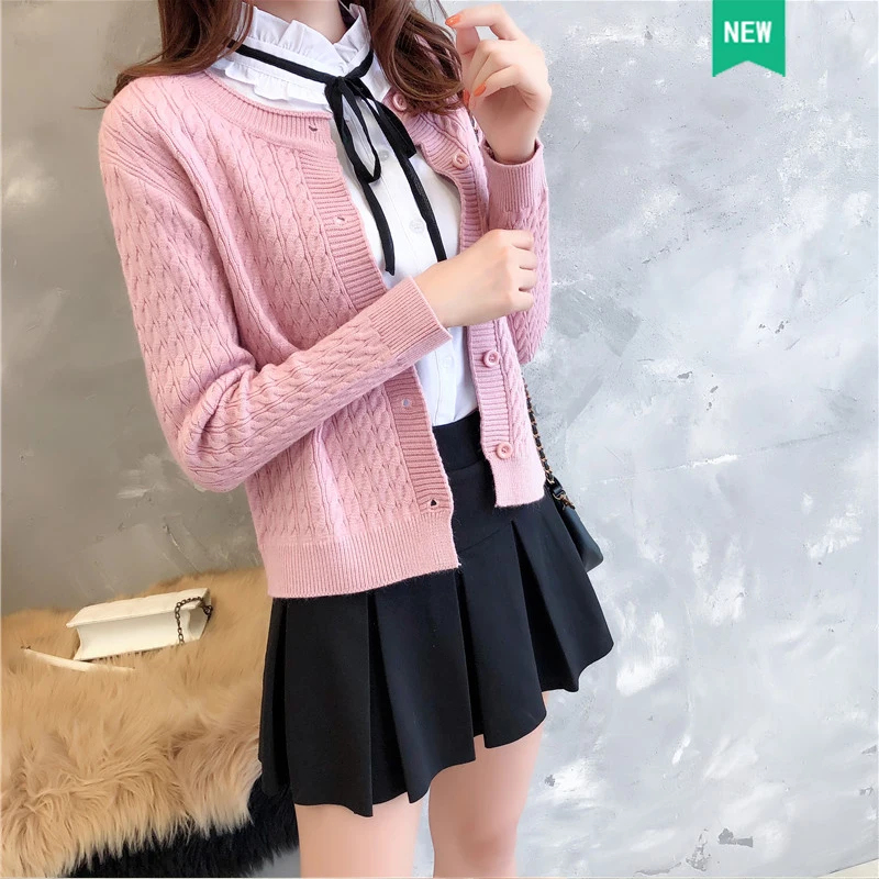 

2019 new full-body twist knitted sweater 0m36-9419