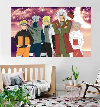 

[Self-Adhesive] 3D Naruto 412 Japan Anime Wall Stickers Mural Decal Wall Murals AJ WALLPAPER Belly