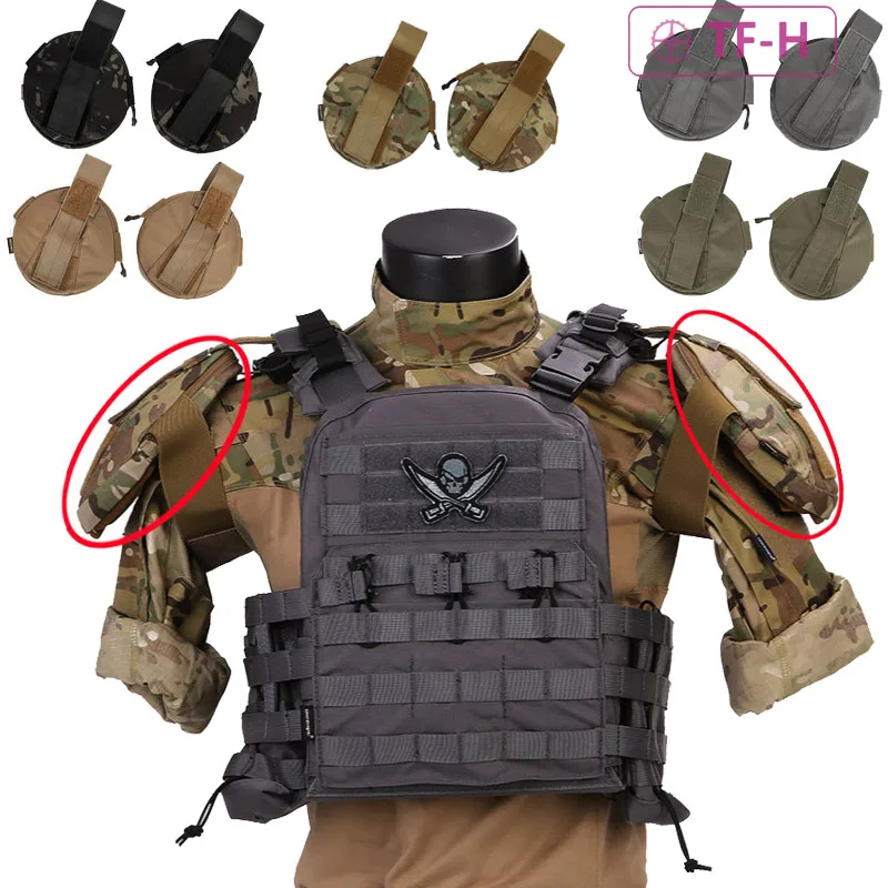 1 Pair Tactical Equipment Shoulder Pads Protection For Avs Cpc Ncpc