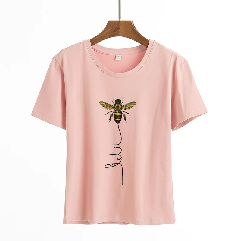 2020 Elephant sunflower print tshirt women casual short sleeve o neck tee tops for female cartoon cute t-shirts femme clothings