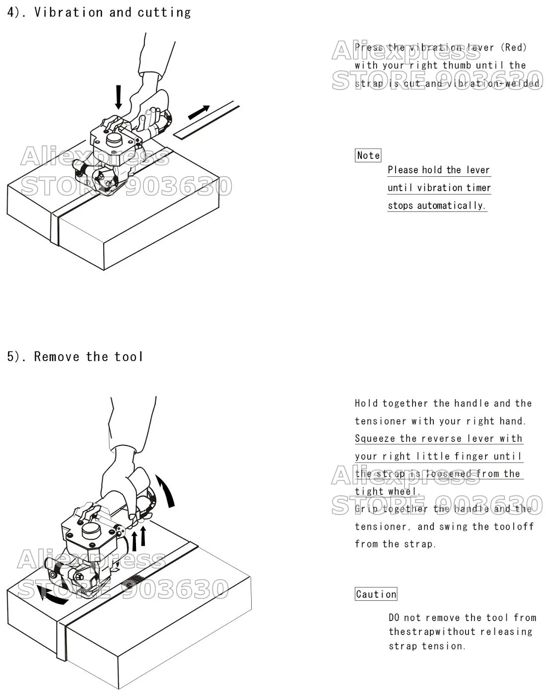 Ручной пневматический инструмент для обвязки Пневматическая коробка ПП ПЭТ пластиковый картон поддон обвязочная машина