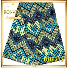 Женское платье DIY восковая ткань RONVITAL распродажа африканская печать Высокое качество хлопок Материал DIY ткани 6 ярдов/партия