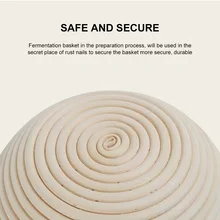 Круглые формы брожения ротанга корзина страна хлеб багет корзина для теста s выпечки корзина для теста выпечки корзина