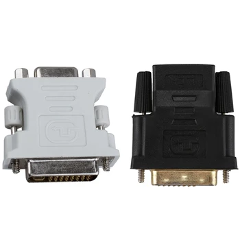 

DVI Male 24 Plus 5 DVI-I to VGA Female Adapter & Gold Tone DVI-D Dual Link 24+1 Male to HDMI Female o Video Adapter