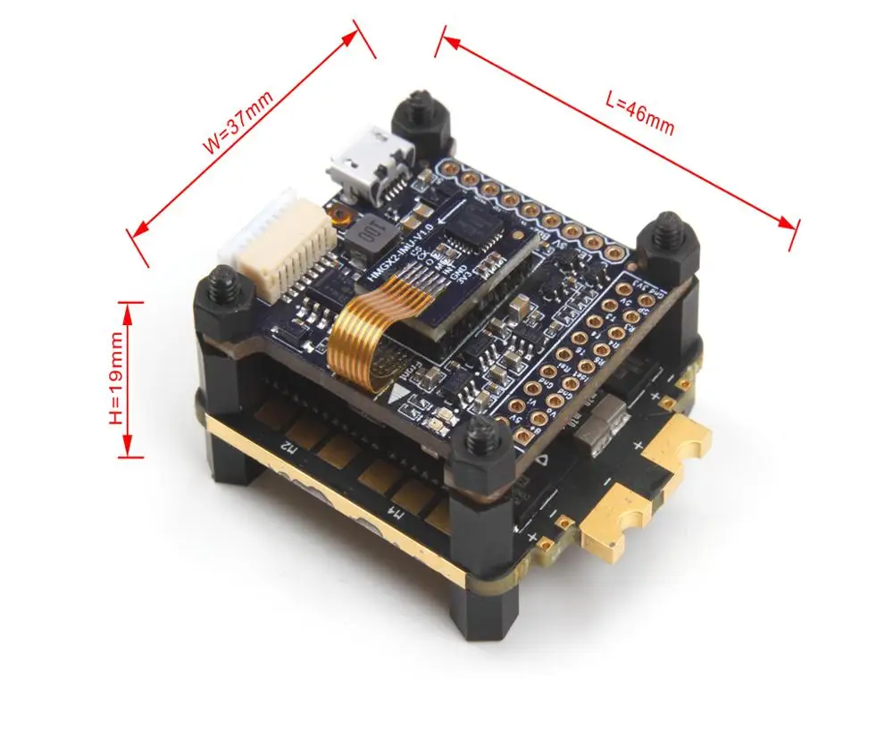 Holybro Kakute F4 V2 Контроллер полета Tekko32 35A 4 в 1 Blheli 32 3 6S бесщеточный ESC|Детали и